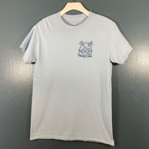 Scw Men’s Blue Forever Chill Graphic Print Short Sleeve Tee Size S